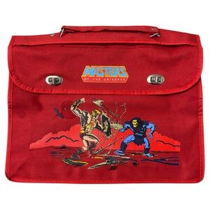 Vintage 1984 He-Man Masters of The Universe Skeletor Bag Satchel Case